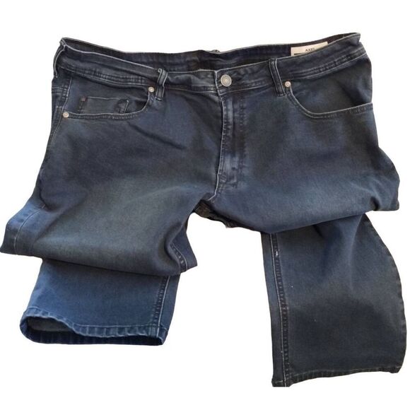 buffalo david bitton jeans mens axel slim stretch extendable coupe 40x34 - Dark - Picture 1 of 10